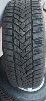 Plastové disky 5x112 a zimné Dunlop 215/60 R16 - 2