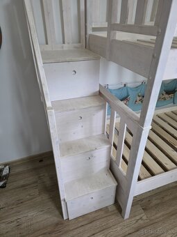 Poschodová posteľ s úložným priestorom - 2