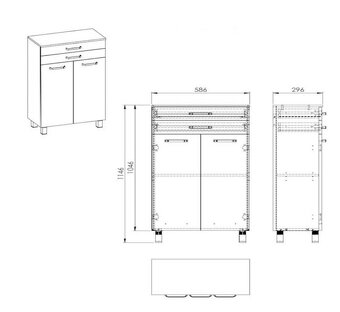 Kúpeľňová skrinka - 2