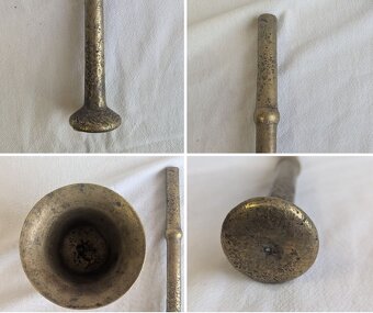 Bulharský čajník, Čutora, Mosadzný mažiar, váza - 2