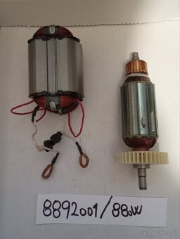 Uhlová brúska 880w-rotor,stator - 2