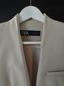 Dámske krémové sako Zara - 2