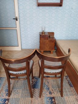 Starožitné drevené stoličky THONET - 2