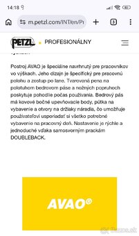 PETZL-AVAO BOD FAST . - 2