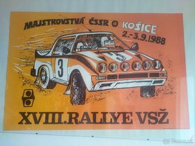 Plagáty + itinerár Rallye Košice - 2