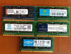 pamäte Ram DDR3,DDR4 pre Notebooky - 2