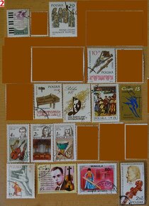Nádherné poštové známky UMENIE 1 - 2