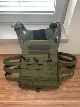 Airsoftový GFC Nosič plátov "JPC style" - olivový - 2