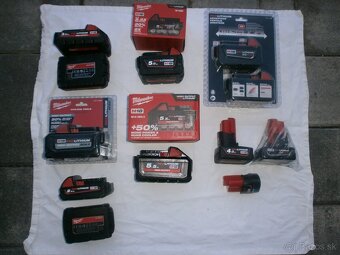 Predam baterie Milwaukee - 2