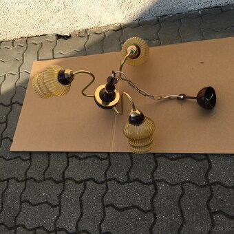 Set 2ks Retro Luster a Nastenna Lampa DRUKOV Vintage - 2