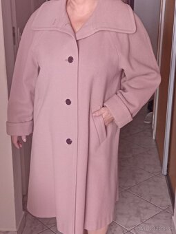 Vlneny staroružový kabát - 2