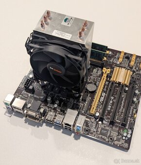 ASUS Q87M-E + i7 4770 + 16GB DDR3 - 2