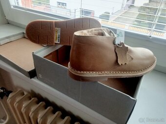 Detské zimné kožené topánky - 2