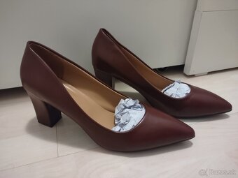 Bordové lodičky - 2