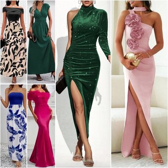 Spoločenské elegantné šaty - 2