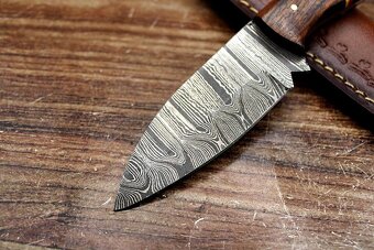 17/ Damaškový lovecký nôž. - 2