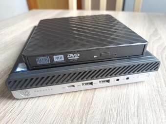 HP ProDesk 600 G5 Mini HTPC + NOVA externa DVDRW - 2