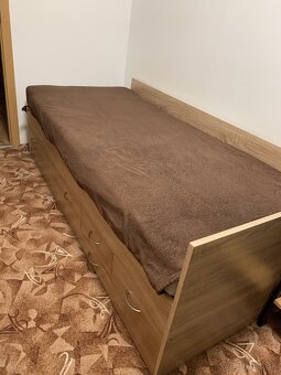 Posteľ s matracom a úložným priestorom - 2