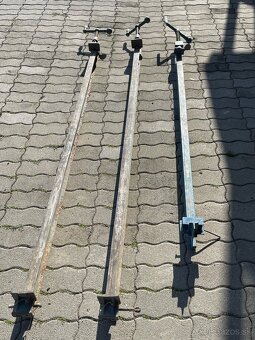 Predám staršie stolárske svorky - 2ks 205 cm, 1ks 154 cm - 2