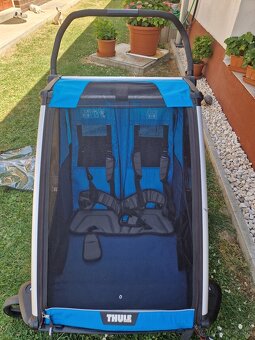 Thule Charriot cross 2 blue cyklovozik - 2