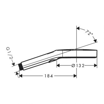 hansgrohe ručná sprcha Rainfinity 130 3jet 26864670 - 2