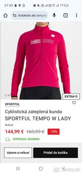 Damsky zatepleny dres Sportful L - sedi na M - 2