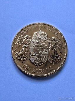 Krásna 100 koruna 1908 Au - 2