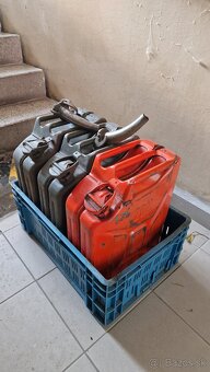 Kanister,bandaska 20L+5L - retro - 2