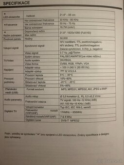 Sencor SLE 2201T LED TV - 2