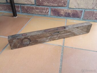 Starožitná drevená vodováha - 2