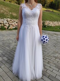 Biele svadobné šaty - 2