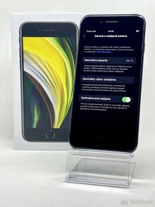 Apple iPhone SE 2020 64 GB Black - 100% Zdravie batérie - 2