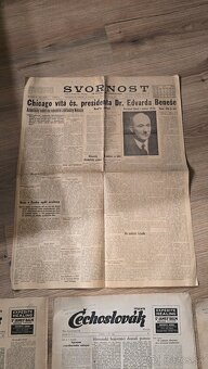 Noviny Čechoslovák a Svornost 1944 - 2