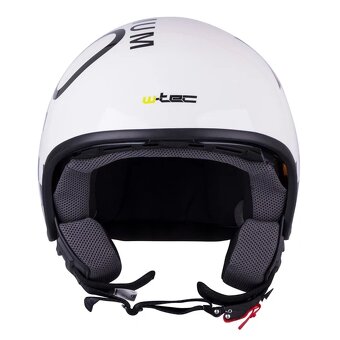 Helma na skúter W-Tec, biela, veľkosť XL (61cm) - 2