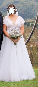 Svadobné šaty 42-46 - 2