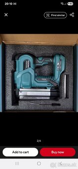 Aku klincovacka na klince a spony 2v1, 18V Makita - 2