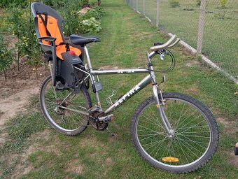 Horský bicykel s detskou sedačkou - 2