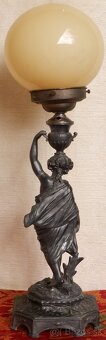 Stolná lampa v secesnom štýle 2. pol. 19 stor. - 2