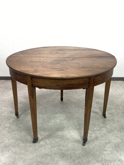 zaujímavé výklopné masívne okrúhle stoly - 2