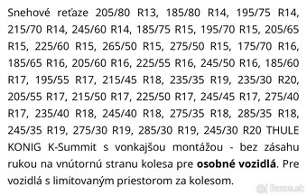 Snehové reťaze Thule K-Summit K33 - 2