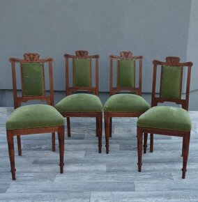 Set starožitných stoličiek – ( 4 KS ). - 2