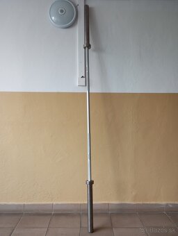 Olympíjska tech hliníková tyč 220cm/50 mm - NOVÁ za 1/3 ceny - 2