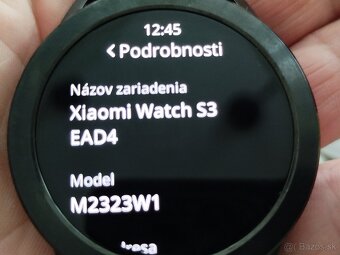 Predám Xiaomi Watch S3 Black - 2