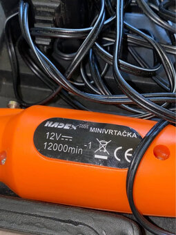 Mini vŕtačka Hadex 12V – 12 000 ot./min + kufrík - 2