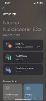 Elektrická kolobežka Ninebot KickScooter ES2 - 2