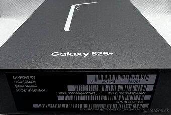 SAMSUNG GALAXY S25 plus 12/256GB silver - 2