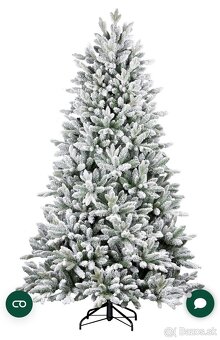 Vianocny stromcek 180cm - zasnezeny - 2