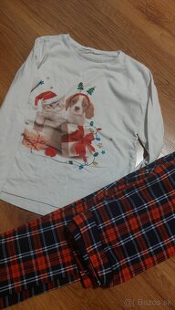 Predam vianocne tricka a nohavice v.140 - 2