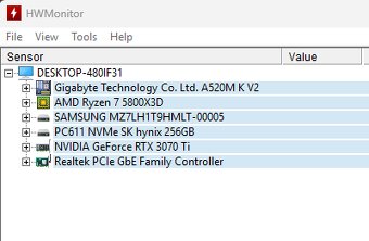Herný PC Ryzen7 5800X3D , 32GB RAM , RTX3070ti - 2