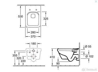 PREDÁM ZÁVESNÉ WC Villeroy & Boch Architectura - 2